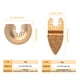 thumbnail image 5 of Kits De Accesorios De Cuchillas De Herramienta Oscilante De Carburo De 6 Uds Para Eliminación De Lechada De Azulejos Speravity TO003752-00, 5 of 7