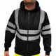 thumbnail image 3 of Men Hi Vis Viz Hoodie Sweatshirt Safety High Visibility Work Jacket, 3 of 3