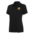 thumbnail image 2 of Women's Antigua Black Boston Bruins Reprocess Polo, 2 of 3