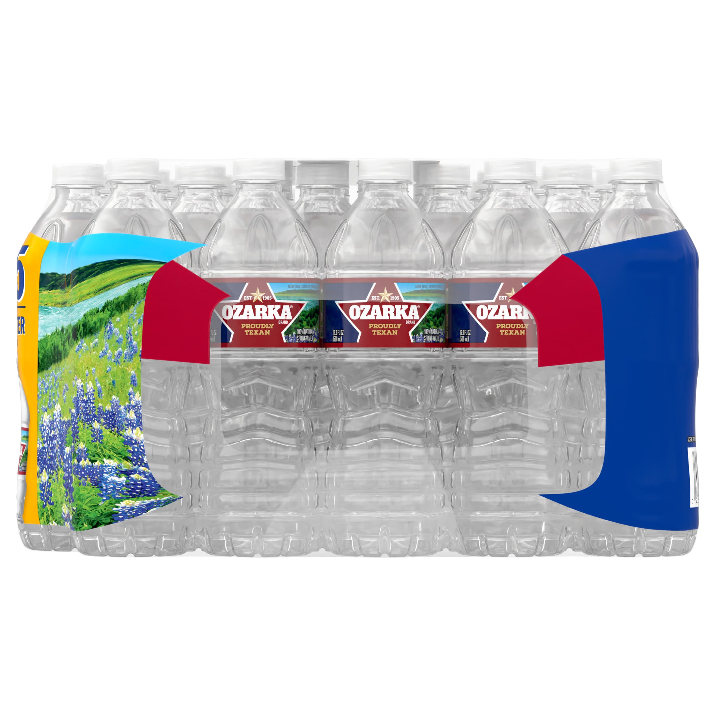 Ozarka Texas Spring Water, 16.9 fl oz, 35-Pack Plastic Bottles