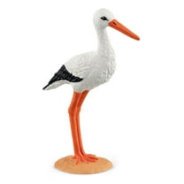 Schleich Farm World, Realistic Bird Animal Toys for Boys and Girls 3 and Above, Stork Toy Figurine, Ages 3 