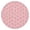 Pink Cow Heart, variant on Pink Cow Heart Pattern Round Fitted Tablecloth with Elastic Edge,Dining Table Cover Waterproof,Outdoor Round Tablecloth for Camping,Dining,Indoor and Outdoor