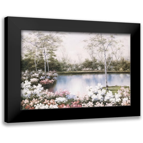 Romanello, Diane 14x11 Black Modern Framed Museum Art Print Titled - White Birches