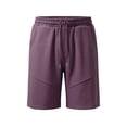 thumbnail image 4 of Gfyviroh Sweat Shorts for Men Cozy Solid Drawstring Lightweight Casual Shorts Pockets Summer Athleisure Shorts, 4 of 7