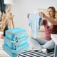 thumbnail image 4 of Travel Organizer Bag Press Exhaust Travel Convenient Large Capacity Luggage Bag Down Classification Storage Bag, 4 of 6