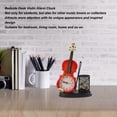 thumbnail image 4 of Despertador De Violín Reloj Despertador De Mesa Con Función De Sacapuntas De Moda Retro Con Portalápices Y Diseño Inspirador Para Amantes De La Música, 4 of 8