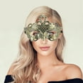 thumbnail image 5 of Unique Bargains 1 Pc Eagle King Party Mask Gold Tone Plastic, 5 of 5