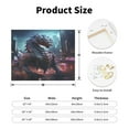 thumbnail image 2 of Logiee Urban Mechanical Dragon Print Canvas Wall Art ,Art Poster,Canvas Decorative Picture,Decor Wall Pictures for Living Room Bedroom Bathroom,Ready to Hang, 2 of 6
