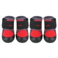 thumbnail image 1 of Zapatos para mascotas NikouMX 4 piezas moda para cachorros y perros color rojo naranja tamaño 45# 50# 55# 60# 70# 80# 90#, 1 of 8