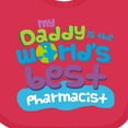 thumbnail image 4 of Inktastic Pharmacist Daddy for Son or Daughter Boys or Girls Baby Bib, 4 of 4