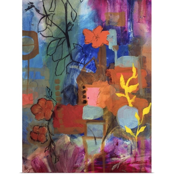 Great BIG Canvas | Rolled Robin Maria Poster Print entitled Bloom Where You Are