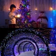 thumbnail image 3 of ZOELNIC 33ft 100 LED White Christmas Lights, 8 Modes Clear Wire Twinkle Fairy String Lights Indoor Plug-in Christmas String Lights Outdoor Waterproof for Christmas Wedding Decor Party Tree(Multicolor), 3 of 6