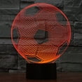 thumbnail image 2 of LINLIN LED Night Light, 3D Visualization Amazing Optical Illusion 7 Color Changing Touch Button USB Powered Home Decor Lamp Desk Lamp Gift for Kids Christmas, 2 of 7
