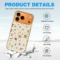 thumbnail image 4 of Case For Apple iPhone Air / 17 Pro / 17 Pro Max Series Case, Slim Thin Transparent Flexible Clear TPU Shockproof Phone Case For iPhone 17 Series, Colorful Starfishs Shells, 4 of 6