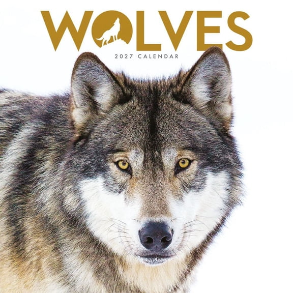 Carousel Calendars, Wolves 2027 Mini Wall Calendar