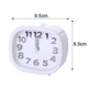 thumbnail image 2 of Reloj de escritorio pequeño y sencillo para estudiantes, funciona con pilas, ideal para viajes, oficina y cocina., 2 of 5