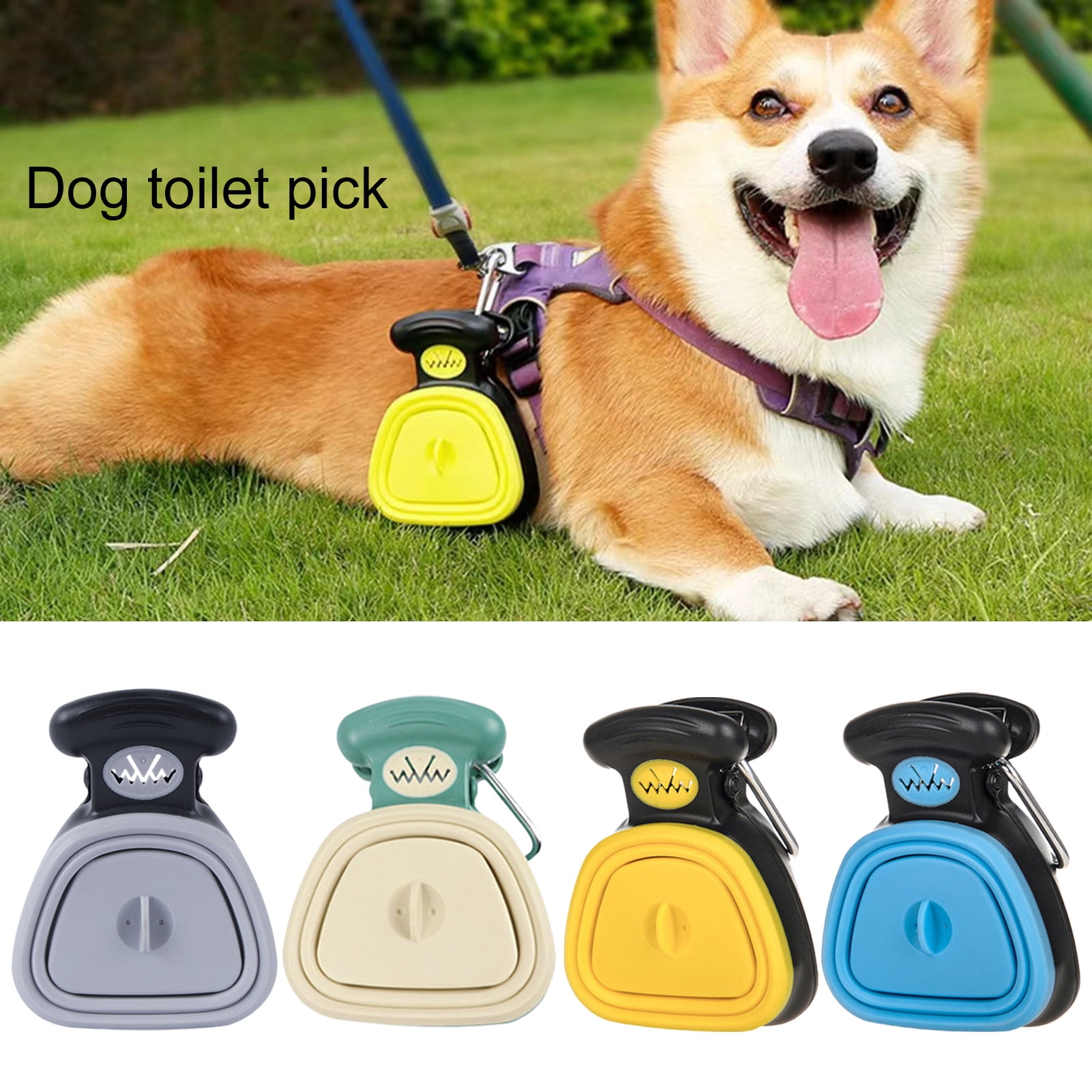 LA TALUS Pooper Scooper Dog Pet Travel Foldable Pick Up Animals Waste