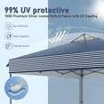 thumbnail image 5 of MF Studio 10x10 Straight Leg Popup Canopy with Wheeled Carry Bag, Navy blue, White, 5 of 5