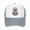 Gray, variant on Floral Skull Unisex Trucker Hats for Men Women Adjustable Casual Baseball Caps for Outdoor Activities Dad Cap
