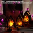 thumbnail image 5 of BadPiggies Halloween Portable Night Light, Pumpkin Skeleton Witch Halloween Table Decoration LED Lantern Flameless Candles Home Party Lamps, 5 of 9