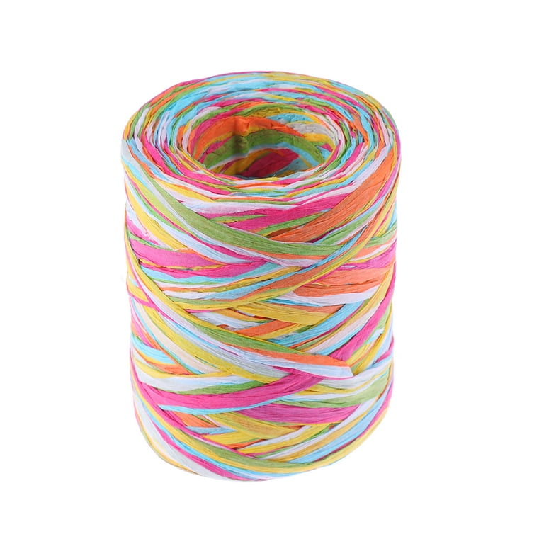 Ribbon Rope Paper Wrapping Gift String Roll Woven Tag Present Party Xmas  Christmas Twisted Packing Handmade Twine Tissue 