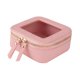 thumbnail image 2 of Pequeña bolsa de maquillaje para mujeres bolsas cosméticas portátiles con cremallera dorada Clear Teen Girl Regalo de moda Bag Multipropiors Travel Bag rosa, 2 of 10