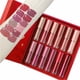 thumbnail image 2 of Juego de 12 colores en brillo labios Xihbxyly mate resistente al agua 18 ml, 2 of 7