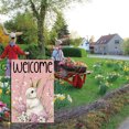 thumbnail image 5 of RKSTN Polyester Fl Ag Easter Outdoor Garden Flag Bunny Pattern Printed Polyester Flag, 5 of 5