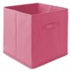 thumbnail image 2 of Juego de 6 cubos de tela Casafield, rosa intenso - Cestas plegables de tela de 33 cm para estantes y organizadores de cubículos, 2 of 7
