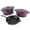 Purple, variant on BergHOFF Neo 5pc Cast Iron Oval Dutch Oven Set with 10" Fry Pan, 5qt. & 8qt., Purple