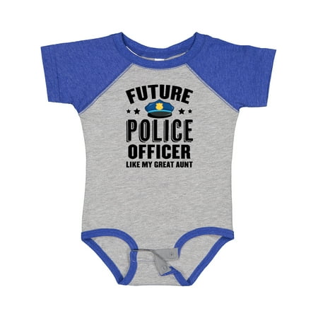 

Inktastic Future Police Officer Like My Great Aunt Gift Baby Boy or Baby Girl Bodysuit