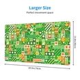 thumbnail image 3 of Bingfone St Patrick'S Day6 Large Gaming Mouse Pad,Extended Desk Mousepad With Stitched Edges,Non-Slip Base,Water Resist Keyboard Pad For Gamer, Office & Home, 29.5 X 16 In, 3 of 9