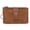 Brown, variant on Wrangler Small Wallets for Women Minimalist Card Cases & Money Organizers Compact Keychain Pocket Wallet with Smooth Metal Zipper, Dark Pink