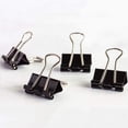 thumbnail image 1 of Extra Small Binding Clips 15Mm Mini Metal Bulldog Paper Clips Clamp (60 Pack, Black), 1 of 5