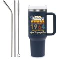 thumbnail image 2 of 61st Birthday Tumbler 40 oz Stainless Steel Insulated 1964 Gifts for Women & Men Happy 61st Birthday With Lid & Straw Milestone Celebration, 2 of 5