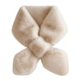 thumbnail image 1 of Fular esarfa, Blana artificiala, Bej, 1 of 3