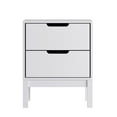 thumbnail image 5 of Emma + Oliver Kids Double-Drawer Night Stand with White Solid Wood Frame, Side Table for Kids Bedroom, 5 of 10