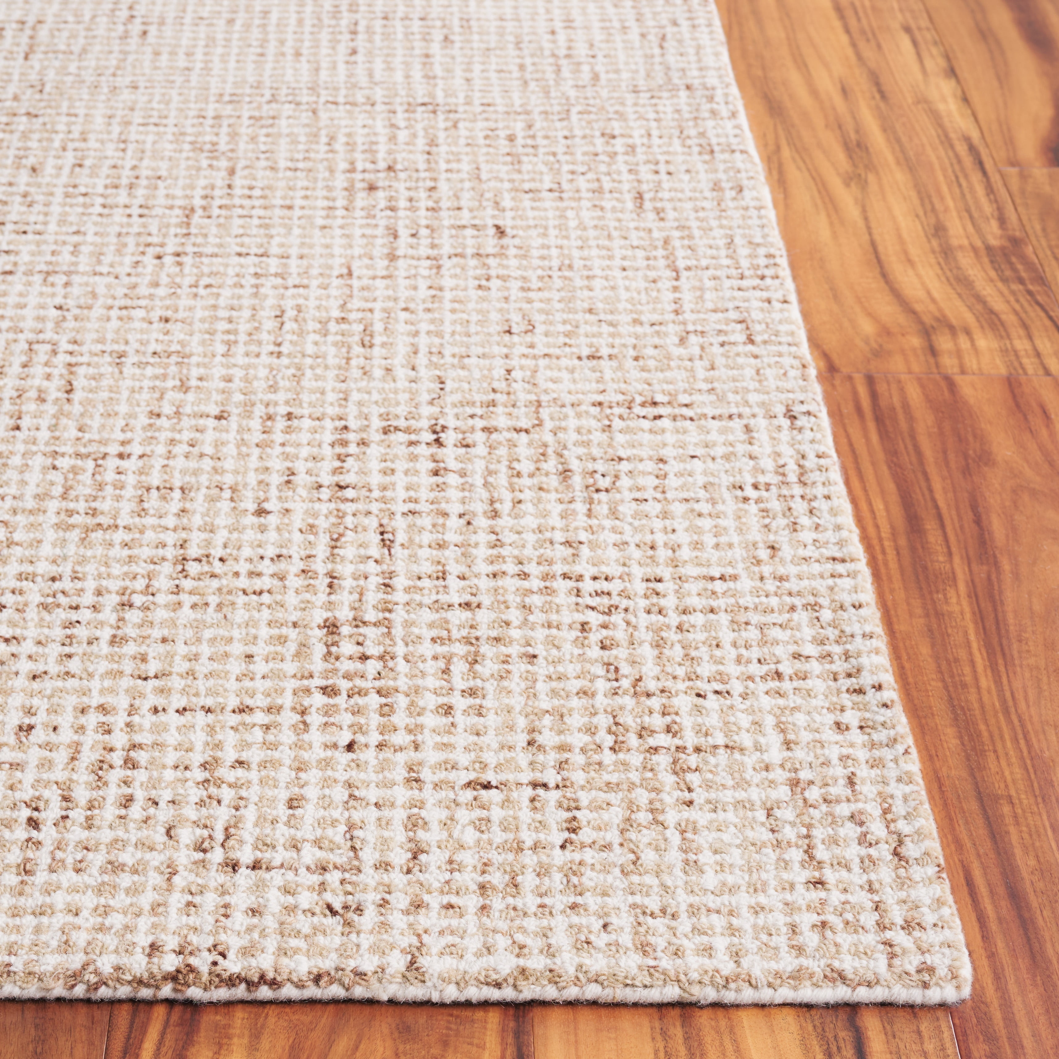 SAFAVIEH Martha Stewart Solid Area Rug, Rust/Ivory, 3' x 5'