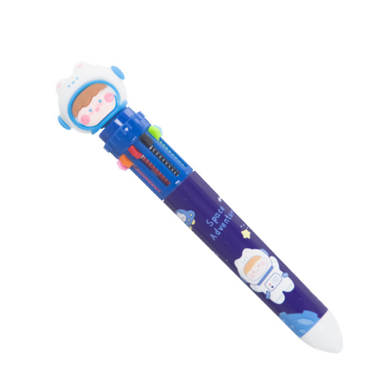 huanledash Ballpoint Pen Comfortable Grip Push-type Smooth Writing Ten ...