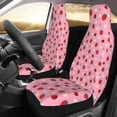 thumbnail image 2 of Sigee Strawberry and Ladybugs for Universal Car Seat Covers, Premium Car Seat Protector Set for Cars, SUVs, Trucks, 2 of 7