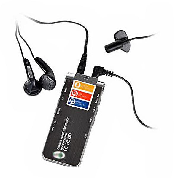 Portable 2in1 8GB LCD Digital Voice Recorder & MP3 Player with