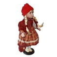 thumbnail image 3 of Figura de muñeca de cerámica de pie, adorable colección de decoración para el hogar, figura de muñeca de escritorio para estantería, dormitorio, ofici, 3 of 9