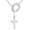 02-cross, variant on Cross Necklace Sterling Silver Lucky Horseshoe Y-Necklace Baptismal Christian Pendant Jewelry Gifts for Women