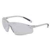 Safety Glasses, Half-Frame, Fog-Ban Anti-Fog Coating, Clear Frame, Clear Lens A705