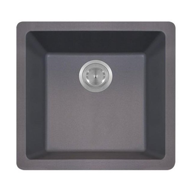 Polaris 805-Silver Silver TruGranite Single Bowl Kitchen Sink