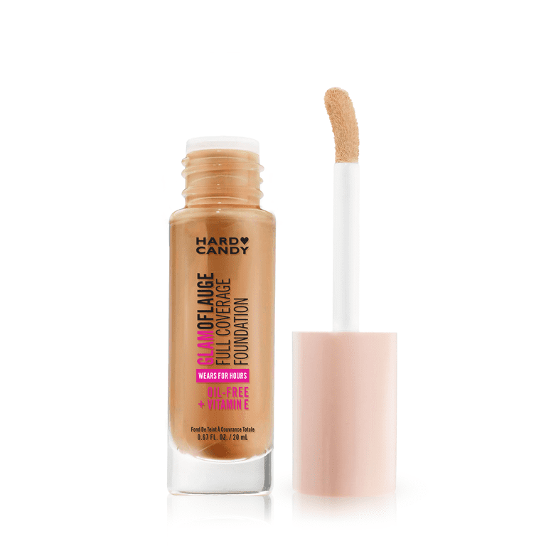 4 pack) Hard Candy Glamoflauge Full Coverage Foundation, 1508