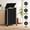 Black, variant on Rolling Laundry Hamper with Lid, 23.7 Gal Large Tall Laundry Basket with Wheels & Handles, Space-Saving Dirty Clothes Hamper for Dorm, Apartment, College Beige