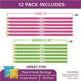 thumbnail image 7 of GRIPSTIC® 12-pack XLarge Bag Sealers, 11.25" Green and 13" Pink, Seal your xlarge bags air tight, 7 of 7