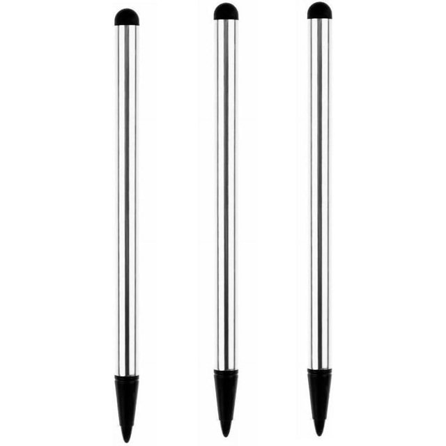 3 Piezas Lápiz Óptico Plateado Lápiz Universal De Punta Fina Para Teléfono/Ipad/Android/Tableta Y Otras Pantallas Táctiles Lápiz Óptico De Alta Precisión Para Todos Los Dispositivos De Pantalla Táctil
