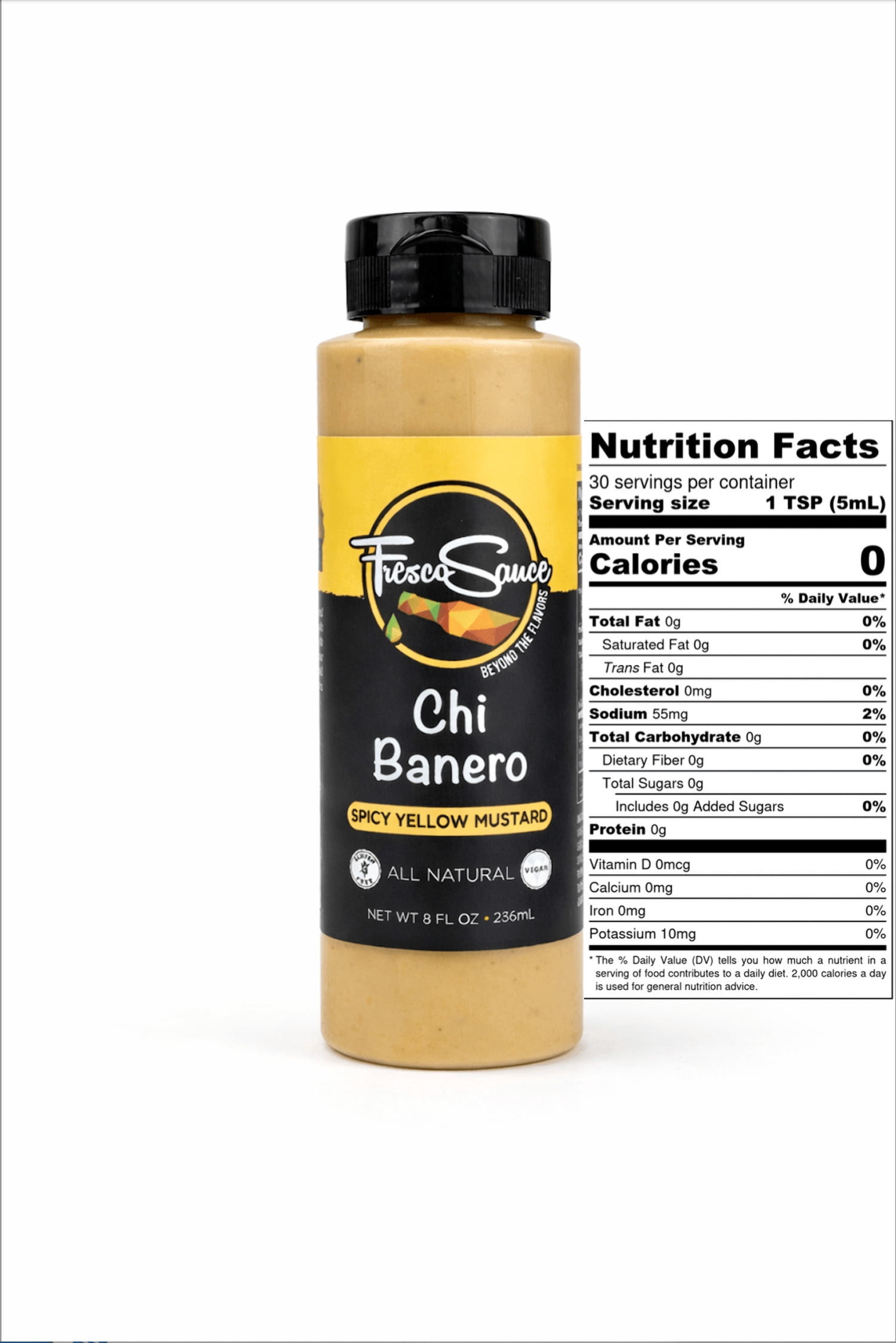Habanero Duet - Mustard and Hot Sauce 2 Pack by Fresco Sauce